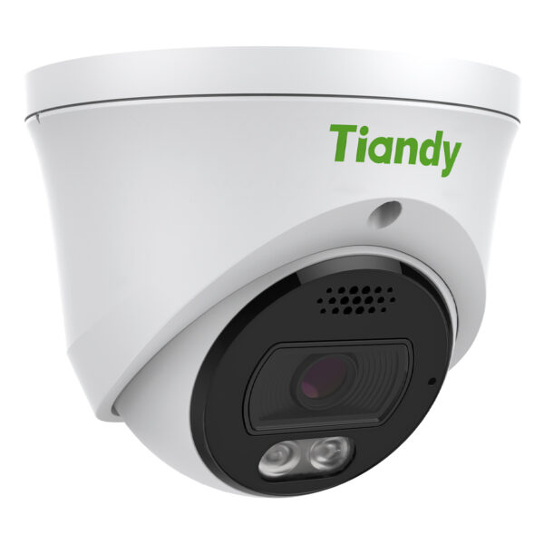 Tiandy TC-C38XQ-I3W/E/Y/2.8MM/V4.2 8MP Color Maker EW IP Network PoE Two Way Talk Built-in Speaker Built-in Mic Dome Camera - Image 3